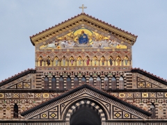 Church detail Amalfi Italy
